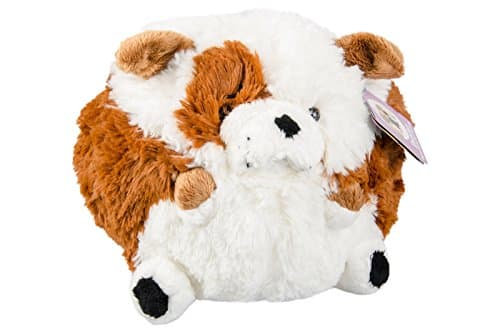 Squishable Bulldog Plush, Brown and White, Mini 7