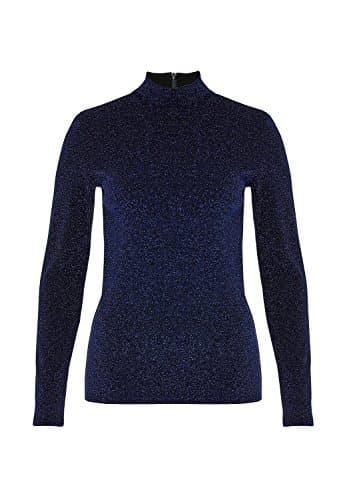 HALLHUBER Lurex Long Sleeve S, Blue