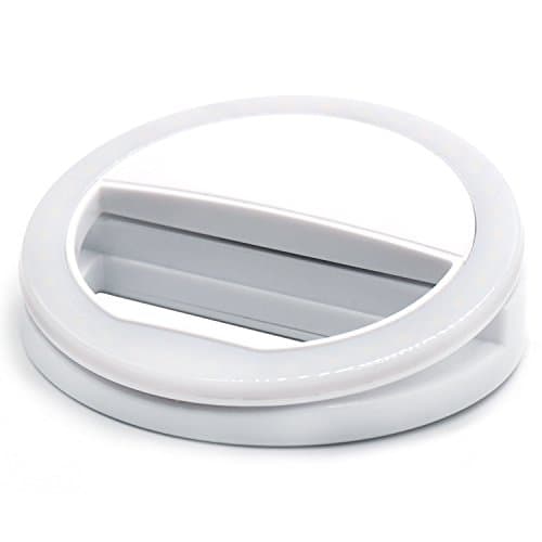 36 LED Ring Light - TWZ Selfie Accessories for iPhone &amp; Phone Portable Round Warm Flash Light Darkness Selfie Enhancing for Photography ( 4 Modes )