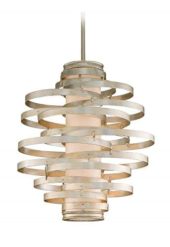 Corbett 28574356 Three Light Modern Silver Down Pendant by Corbett