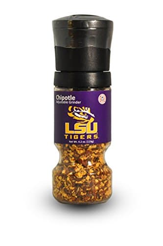 NCAA LSU Tigers Chipotle Grinder, 6.75", Black