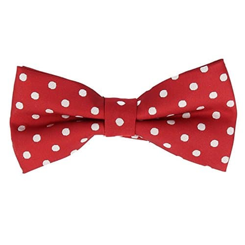 Frederic Thomass Bow Tie Polka Dot Bordeaux 12 x 6 cm