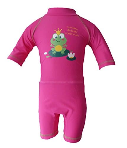 Piwapee – Combination Anti UV UPF 50 + Swim + Raspberry Pink Layer with Clip-On Rainette pink Raspberry Pink 3-6M(4-8 KG)