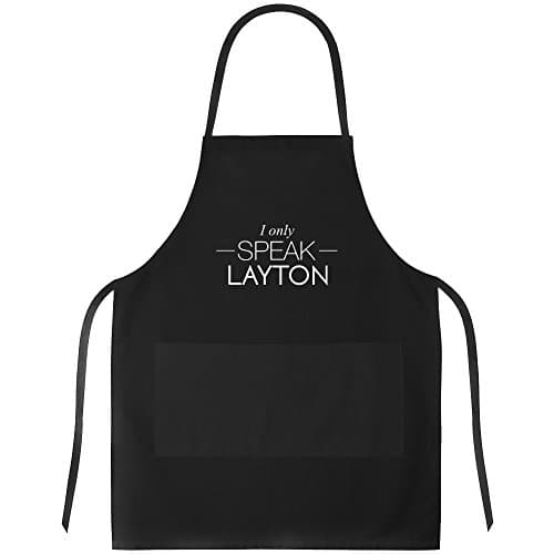 Idakoos I only speak Layton - US Cities - Apron