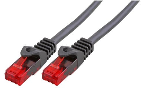 BIGtec 5m CAT.5e Ethernet LAN Patchkabel,black - Gigabit network cable Patch cable black (RJ45, Cat