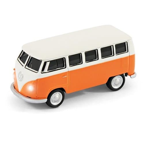 8GB Classic 1962 VW Camper Van ORANGE USB Flash Memory Drive