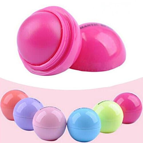 Natural Plant Moisturizing Lip Balm Creative Spherical Fruit Flavored Exquisite Moisturizing