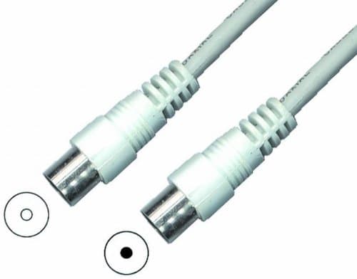 Vse 611123 10 m Alansch Closure Cable, 75 dB, 32 x 100% Premium Shielded HD15 M 120 (White)