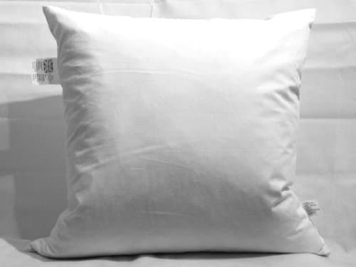 Luxury New White Duck Feather Cushion Pad Inner Insert - 34 x 34" (85 x 85 cm) - 100% Natural Cotton Anti Dust Mite And Down Proof Cover - Double Stitched Seams - Non Allergenic - Machine Washable - FREE P&P