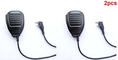 Botetrade Two Packs Original Handheld BAOFENG UV-5R Two Way Radio Speaker-Mic