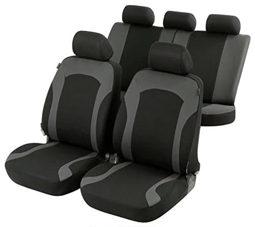 Timon 64508, Car seat covers, protective covers, Complete set, black, grey