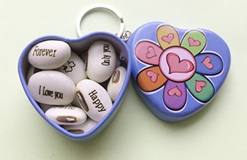 12 Magic LOVE Beans in Mini Tin Heart Shaped Candy Boxes/Metal/Xmas Party Gift Stocking Filler/Seed/Valentines/Easter/Metal Mini Pill Drug Holder Medicine Tablet