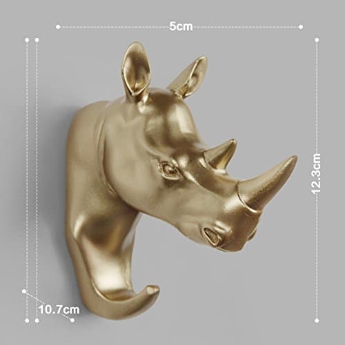 Creative Key Hooks/Three Dimensional Wall Hangings/Animal Head Decoration Hooks/Coat And Hat Hook-P