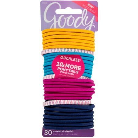 Goody Ouchless Hair Elastics, 30 count