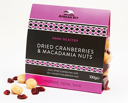 Dried Cranberries and Dry Roasted Macadamia Nuts 100g