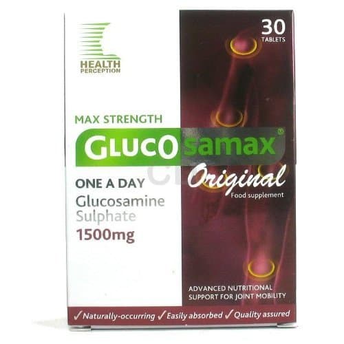 Glucosamax Original 30 Tablets Glucosamine Sulpate 1500mg
