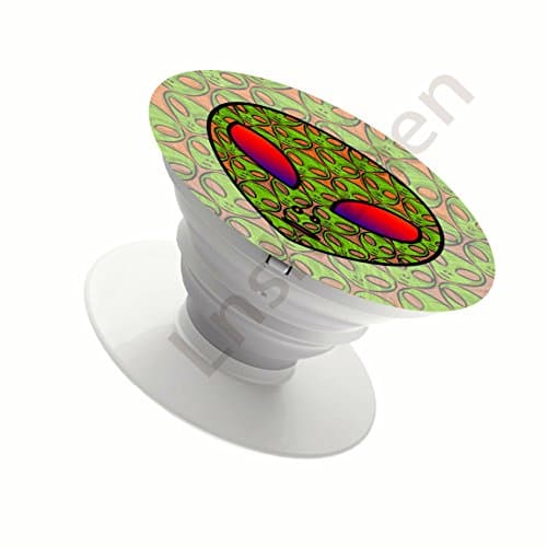 Premium Mounts and Stand, Expanding Stand Pop Grip Mount Sockets for iPhone,Smartphones and Tablets - ALIEN HEAD