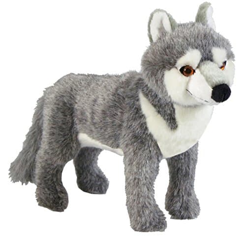 Heunec 246072 Mi Classico – Standing Wolf, Plush