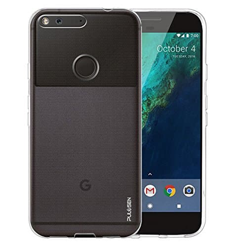 Google Pixel XL Case, PULESEN® Google Pixel XL Case Cover [Crystal Clear] Ultra Slim / Scratch Resistant / No Bulkiness Premium Transparent Soft TPU Protective Case for Google Pixel XL (2016)