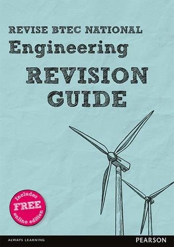 Pearson REVISE BTEC National Engineering Revision Guide inc online edition - for 2025 exams