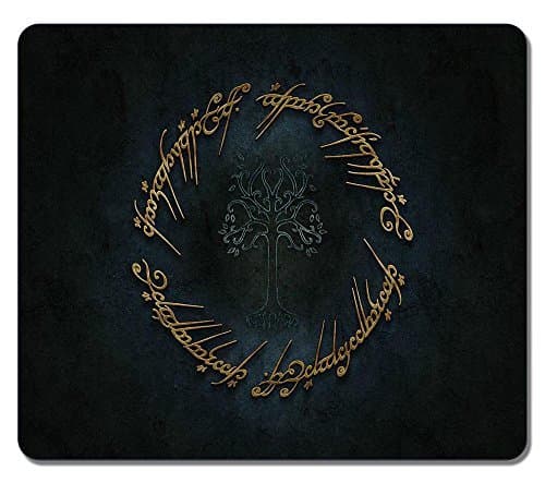 Customized Fashion Style Textured Surface Water Resistent Mousepad The Lord Of The Rings 2 Non-Slip Best Large Gaming Mouse Pads