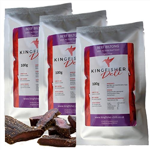 Soft Moist Rump Biltong (Beef Jerky) 3 x 100g packets