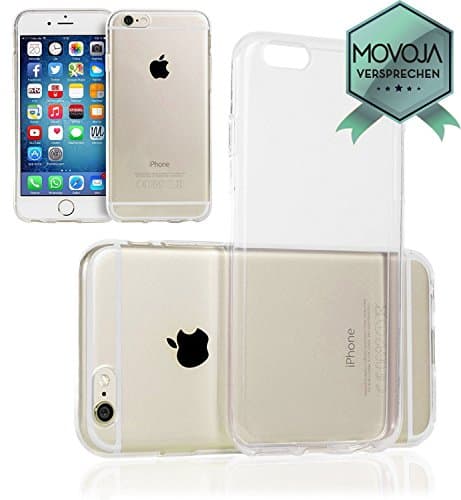 Movoja® [iPhone 6 6S Protective TPU Case ] NEW MATERIAL Silicon Crystal Case Transparent for Apple i-phone-6-6s - Movoja®