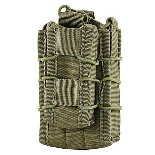 Zdmathe Double Mag pouch MOLLE Tactical Open Top Decker Single Rifle Pistol Mag Pouch Cartridge Clip Pouch Hunting Bag