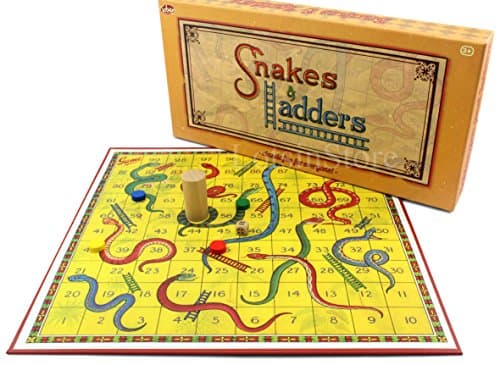 Snakes and Ladders classic childrens board game