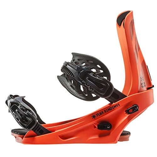 Flux Bindings XF 2016/2017 Model Snowboard Bindings, Orange, Medium