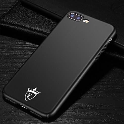 Iphone 7 Plus / 8 Plus Case by Professional look Ultra-thin Protector PC Metallic Hard Cover For Apple IPhone (Iphone 7 / 8 Plus, Black)