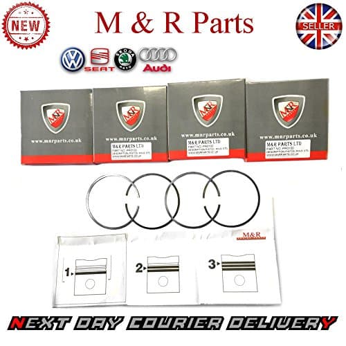 AUDI A4 B7 / B8 2007 - 2012 2.0 TSI TFSI 200 BHP / 147 kW PISTON RINGS SET STD