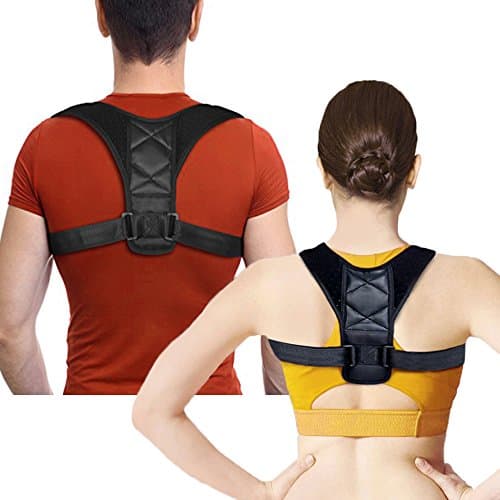 Webberstore Adjustable Medical Back Support Posture Correction Applies to Men and Women,Improve bad posture, Easy to Carry