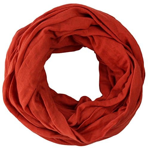 Loop Scarf Women´s Scarf plain colors in fireplace red