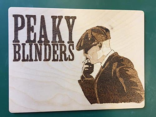 Peaky Blinders Wood Burnt Art Work