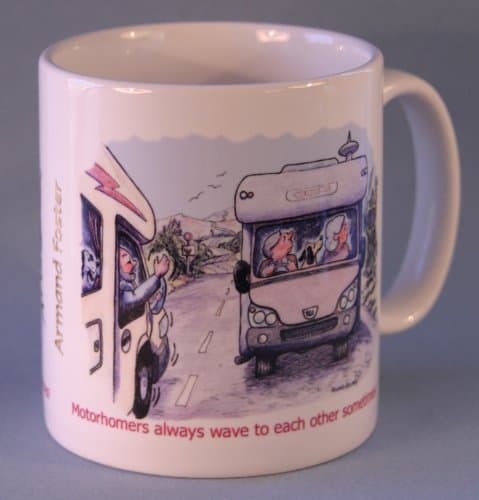MOTORHOME MUG - MOTORHOMERS ALWAYS WAVE