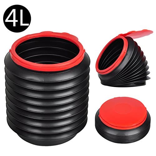 mini magic barrel/Retractable car trash can with lid/ car trash
