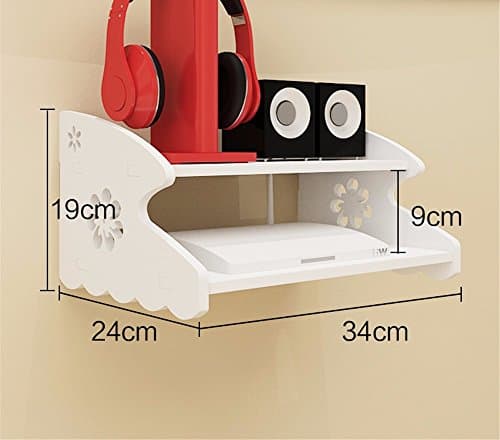 Wall Mount Shelf Bracket/ Holder/ Stand for TV Box, Router, Set Top Box, Top Box Holder
