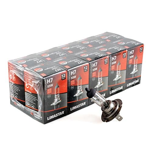 10 x H7 55 W 12Volt Clear Halogen Light Bulbs for RENAULT CLIO III (BR0/1, CR0/1) Espace IV (JK0/1 _), KOLEOS (HY _) Laguna I (B56 _, 556 _)