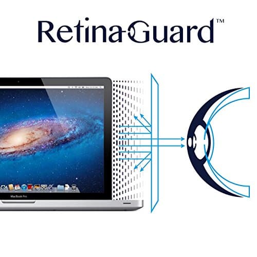 RetinaGuard Anti-blue Light Screen protector for Macbook Pro 15" Retina (Late 2012-2015) - SGS & Intertek Tested - Blocks Excessive Harmful Blue Light, Reduce Eye Fatigue and Eye Strain