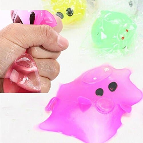 Vent Pig,1Pc Light Stress Selief Squishy Vent Can Hit The Creative Clear Slow Rising Toy
