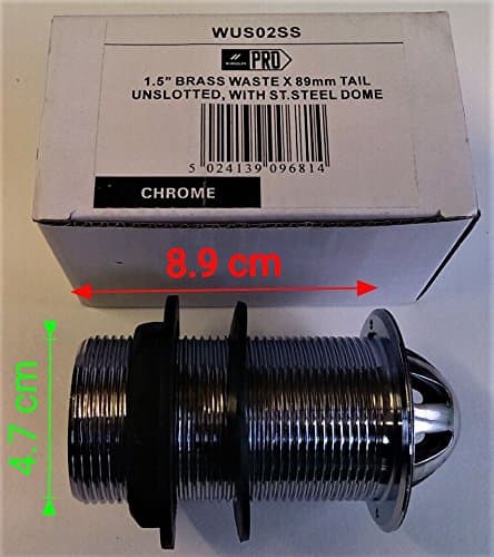 Macdee1 1/2" Steel Loose Dome Urinal Waste - Pack of 2