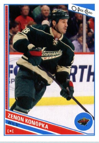 2013 /14 Upper Deck O Pee Chee Hockey Card # 60 Zenon Konopka