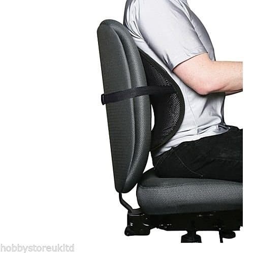 Mesh Back Support Lumbar Lower Back Cushion Pain Relief Car Seat Office Seat New