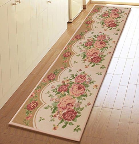 ZENGAI Rugs Non-slip Rectangular Absorbent Rug Pad, Door Mat, Kitchen,Toilet, Bathroom Mat, 4 Color Options Floor mats ( Color : B , Size : 45*240cm )
