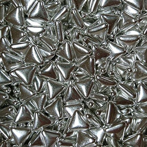 Silver Triangle Shape Dragees for Cake Cupcake Sprinkles Decoration- 100g