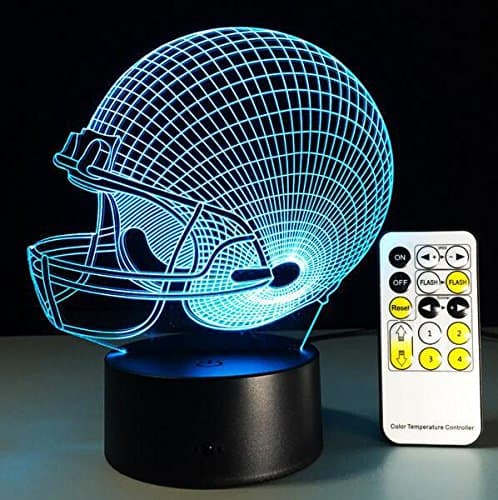 SMILE QUEEN 3D LED Lamp Optical Illusion Night Light Decor Lights Visual Table Glow Lamp Remote Control Alarm Clock Image 7 Colours Changes