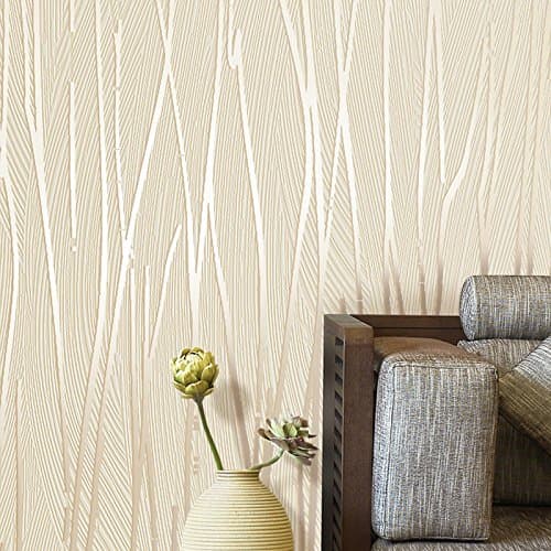 FEISHAGNBZ Sofa Backdrop Modern Simple Plain 3D Fringe Warm Bedroom Sofa Non-Woven Wallpaper Wallpaper Aqua Blue