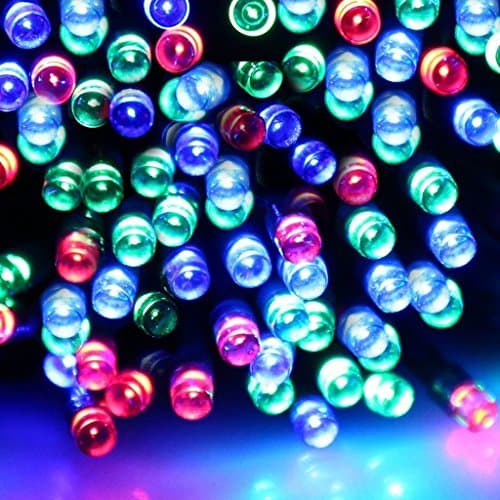 SENWOW Solar Powered LED String Lights, 72ft 200LED 8Modes, Fairy String Lights for Christmas Trees, Outdoor, Gardens, Homes, Wedding, Birthday Party (200 LED Multicolor)