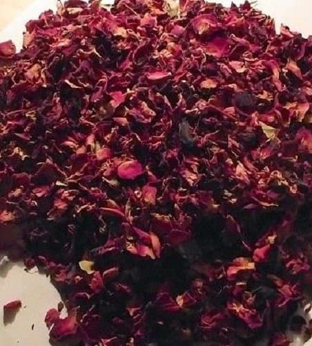 Burgundy rose petals - 50g